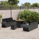 Sonata H Градински Софа Комплект 9 pcs Черно 80 x 80 x 71 cm