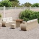 Sonata H Градински Софа Комплект 10 pcs бежово и кремаво 80 x 80 x 71 cm