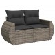 Sonata H Градински Софа Комплект 10 pcs Сив 80 x 80 x 71 cm