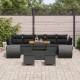 Sonata H Градински Софа Комплект 10 pcs Черно 90 x 55 x 71 cm