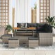 Sonata H Градински Софа Комплект 9 pcs Сив 110 x 55 x 71 см