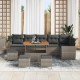 Sonata H Градински Софа Комплект 10 pcs Сив 110 x 55 x 71 см
