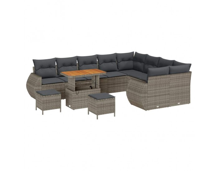 Sonata H Градински Софа Комплект 12 pcs Сив 90 x 55 x 71 cm