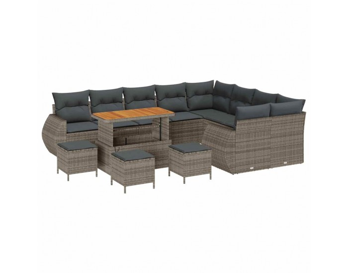 Sonata H Градински Софа Комплект 13 pcs Сив 110 x 55 x 71 см