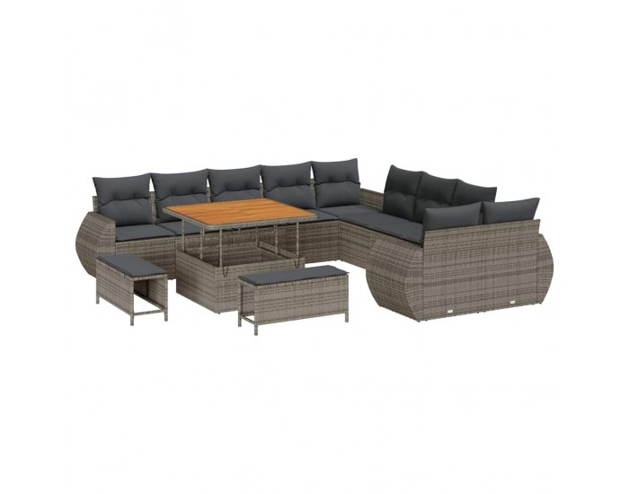 Sonata H Градински Софа Комплект 13 pcs Сив 100 x 100 x 71 cm
