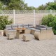 Sonata H Градински Софа Комплект 13 pcs бежово и светлосиво