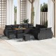 Sonata H Градински Софа Комплект 13 pcs Черно 90 x 55 x 71 cm