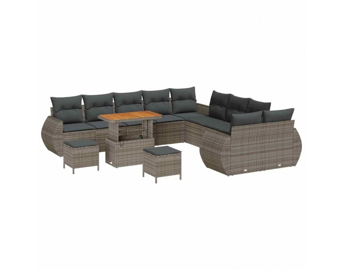 Sonata H Градински Софа Комплект 13 pcs Сив 90 x 55 x 71 cm