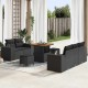 Sonata H Градински Софа Комплект 8 pcs Черно 80 x 80 x 71 cm