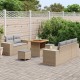 Sonata H Градински Софа Комплект с възглавница 8 pcs бежово и светлосиво