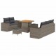 Sonata H Градински Софа Комплект с възглавница 8 pcs Сив 80 x 80 x 71 cm