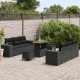 Sonata H Градински Софа Комплект 9 pcs Черно 90 x 55 x 71 cm