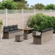 Sonata H Градински Софа Комплект с възглавница 9 pcs Сив 90 x 55 x 71 cm