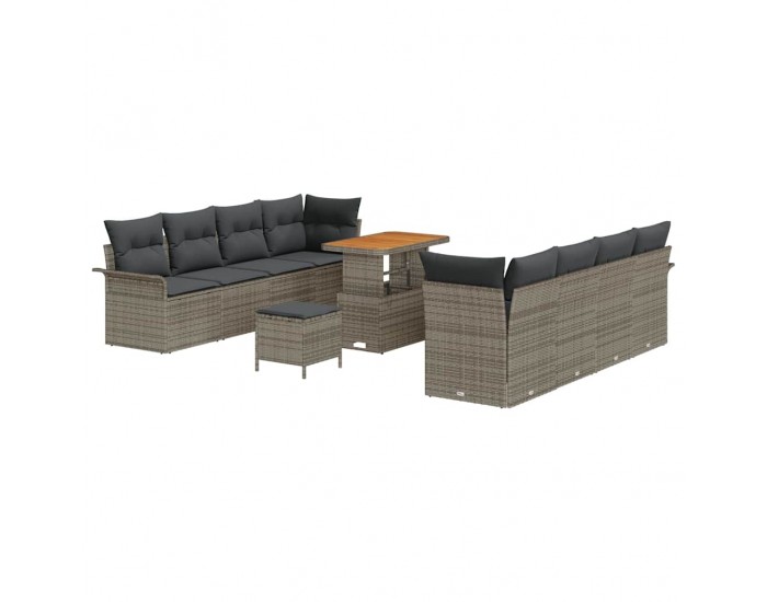 Sonata H Градински Софа Комплект 11 pcs Сив 90 x 55 x 71 cm