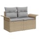 Sonata Set de canapele pentru grădină Beige și gri deschis