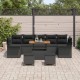 Sonata H Градински Софа Комплект 10 pcs Черно 90 x 55 x 71 cm