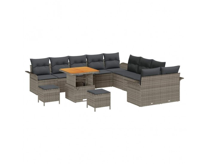 Sonata H Градински Софа Комплект 13 pcs Сив 80 x 80 x 71 cm