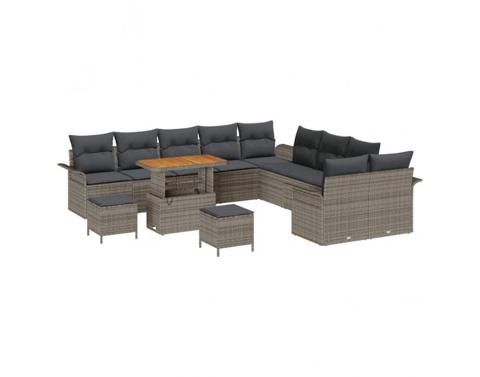 Sonata H Градински Софа Комплект 13 pcs Сив 90 x 55 x 71 cm