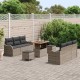 Sonata H Градински Софа Комплект с възглавница 9 pcs Сив 90 x 55 x 71 cm