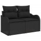 Sonata H Градински Софа Комплект 10 pcs Черно 80 x 80 x 71 cm