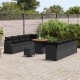 Sonata H Градински Софа Комплект 11 pcs Черно 80 x 80 x 71 cm