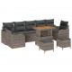 Sonata H Градински Софа Комплект 10 pcs Сив 90 x 55 x 71 cm
