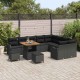 Sonata H Градински Софа Комплект 12 pcs Черно 80 x 80 x 71 cm