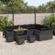 Sonata H Градински Софа Комплект 13 pcs Черно 110 x 55 x 71 см