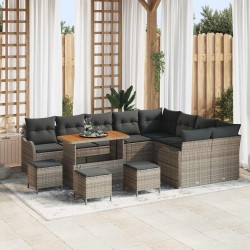 Sonata H Градински Софа Комплект 13 pcs Сив 110 x 55 x 71 см - Canapele și bănci de grădină