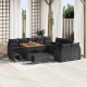 Sonata H Градински Софа Комплект 13 pcs Черно 100 x 100 x 71 cm