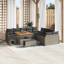 Sonata H Градински Софа Комплект 13 pcs Сив 100 x 100 x 71 cm - Canapele și bănci de grădină