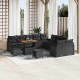 Sonata H Градински Софа Комплект 13 pcs Черно 90 x 55 x 71 cm