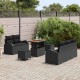 Sonata H Градински Софа Комплект 8 pcs Черно 90 x 55 x 71 cm