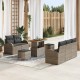 Sonata H Градински Софа Комплект с възглавница 8 pcs Сив 90 x 55 x 71 cm