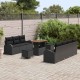 Sonata H Градински Софа Комплект 10 pcs Черно 90 x 55 x 71 cm