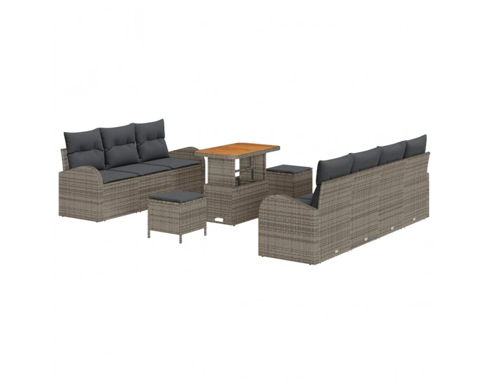 Sonata H Градински Софа Комплект 10 pcs Сив 90 x 55 x 71 cm