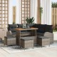 Sonata H Градински Софа Комплект 9 pcs Сив 110 x 55 x 71 см