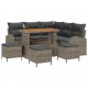 Sonata H Градински Софа Комплект 9 pcs Сив 110 x 55 x 71 см