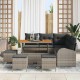 Sonata H Градински Софа Комплект 9 pcs Сив 110 x 55 x 71 см
