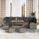 Sonata H Градински Софа Комплект 10 pcs Сив 110 x 55 x 71 см