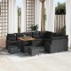 Sonata H Градински Софа Комплект 12 pcs Черно 80 x 80 x 71 cm