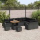 Sonata H Градински Софа Комплект 12 pcs Черно 80 x 80 x 71 cm