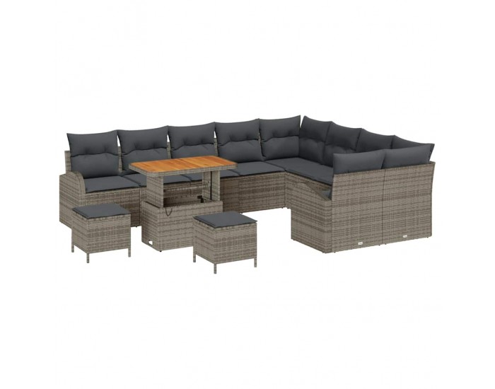 Sonata H Градински Софа Комплект 12 pcs Сив 90 x 55 x 71 cm
