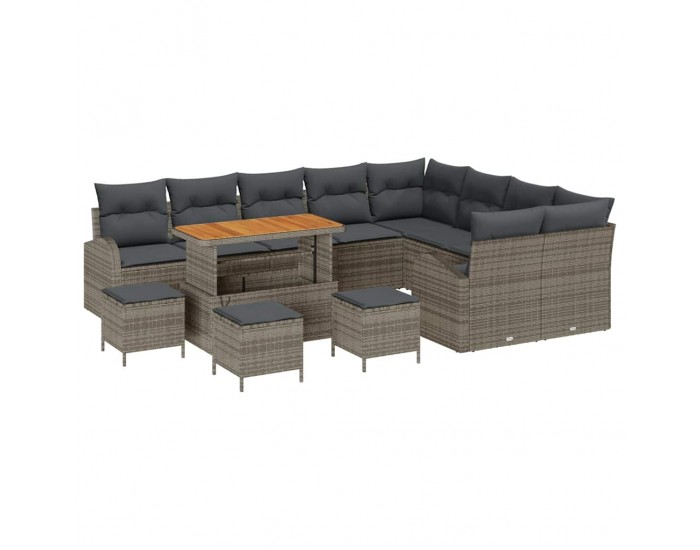 Sonata H Градински Софа Комплект 13 pcs Сив 110 x 55 x 71 см