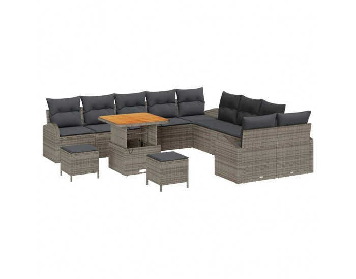 Sonata H Градински Софа Комплект 13 pcs Сив 80 x 80 x 71 cm