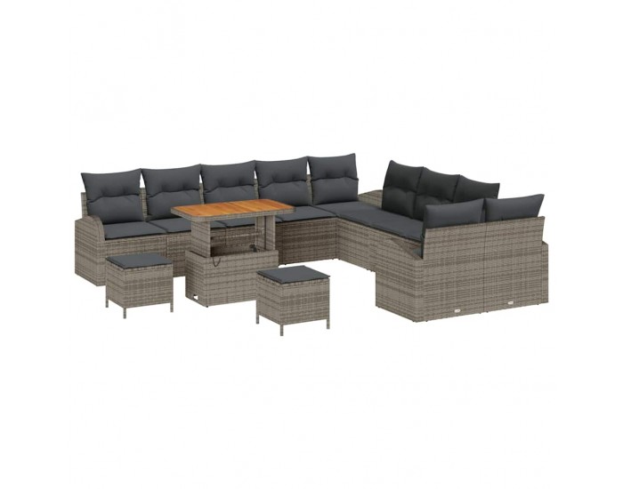Sonata H Градински Софа Комплект 13 pcs Сив 90 x 55 x 71 cm