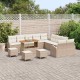 Sonata H Градински Софа Комплект 14 pcs Бежов и кремав 110 x 55 x 71 см