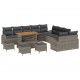 Sonata H Градински Софа Комплект 14 pcs Сив 110 x 55 x 71 см