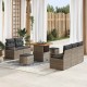 Sonata H Градински Софа Комплект с възглавница 8 pcs Сив 80 x 80 x 71 cm