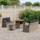 Sonata H Градински Софа Комплект с възглавница 8 pcs Сив 80 x 80 x 71 cm